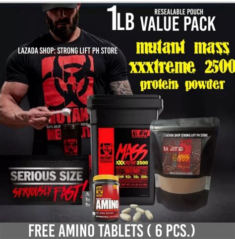 mass gainer ph|Mutant Mass XXXTreme 2500 .